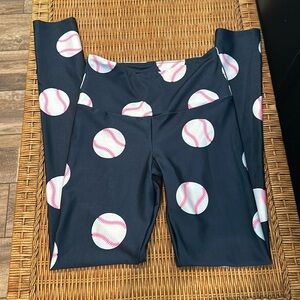 NWOT baseball Goldsheep leggings
